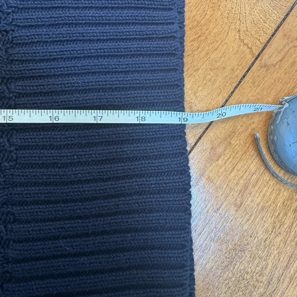 J. Crew Navy Cable Knit Boatneck Sweater with Shoulder Zipper Detail